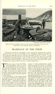 MacMillan in the Field