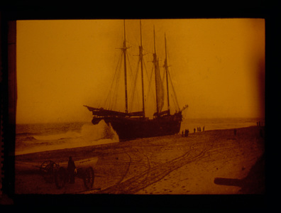 Four Masted on the Beach