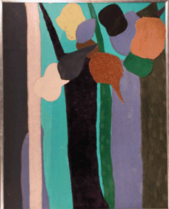 "Untitled (Fabric collage)" Miriam Fried (1916 - 2014)