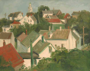 "New England Village" Dorothy M. Hughes 