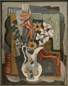 "Untitled (Still life with white pitcher)" Lucy L'Engle (1889-1978)