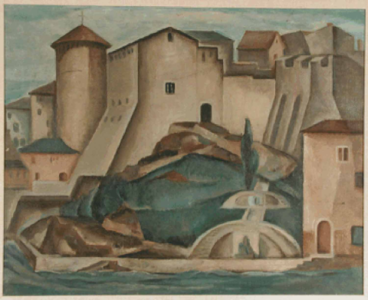 "Untitled (French Castle)" William L'Engle (1884-1957)