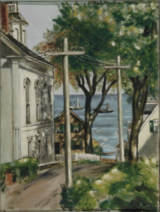 "Untitled (Center Methodist Church)" Lois Boutemain Marston 