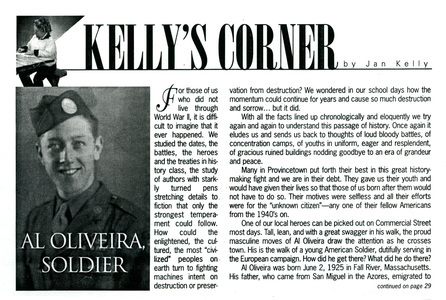 Kelly’s Corner 152 - Al Oliveira, Soldier