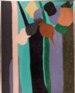 "Untitled (Fabric collage)" Miriam Fried (1916 - 2014)